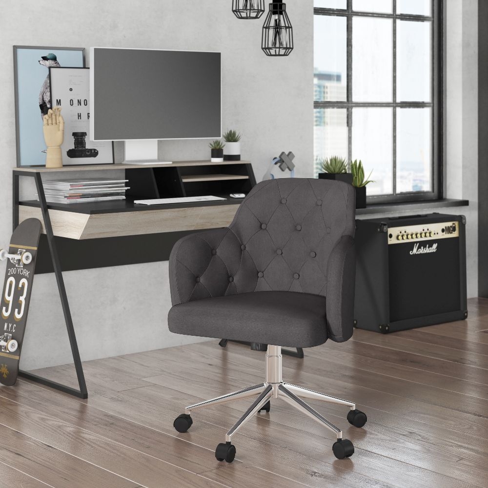 Product photograph of Alphason Washington Grey Fabric Office Chair from Choice Furniture Superstore.